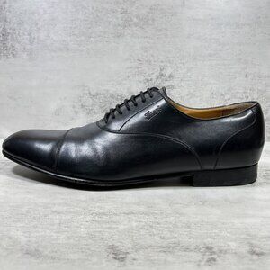 Gucci Leather Cap Toe Oxford Dress Shoes - Men's Size 10.5 / US 11 - Black
